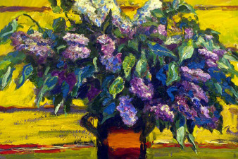 Сирень. 2006. Холст, масло. 100х100